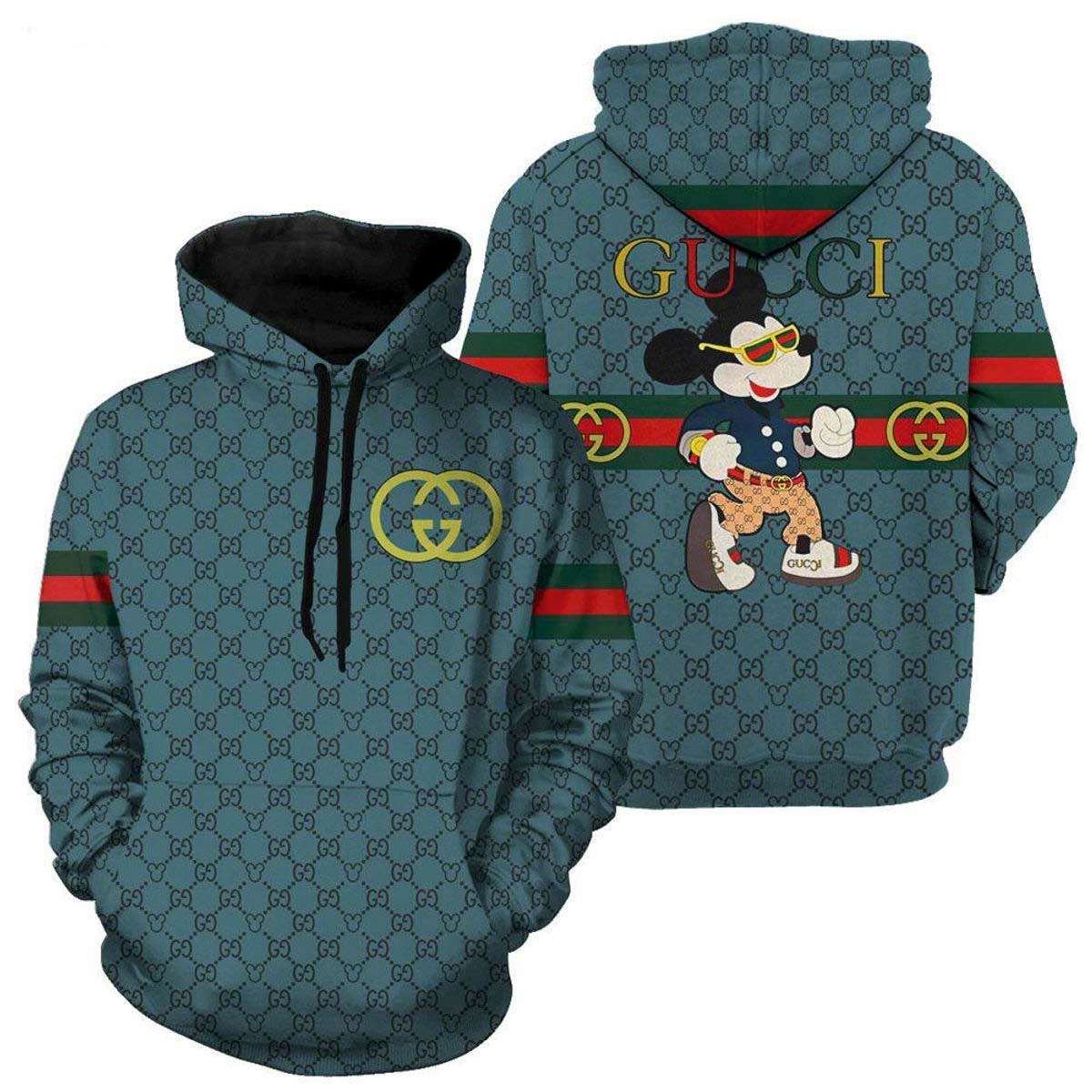 Gucci Mickey 3D Luxury Brand Hoodie Pants Limited Edition 255 Gucci Mickey 3D Luxury Brand Hoodie Pants Limited Edition 255