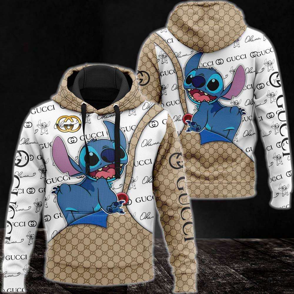 Gucci Luxury Brand 3D Hoodie And Pants Pod Design 108 Gucci Luxury Brand 3D Hoodie And Pants Pod Design 108