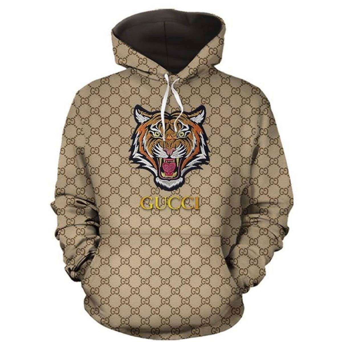 Gucci Hoodie Set 3D All Over Print 002 Gucci Hoodie Set 3D All Over Print 002