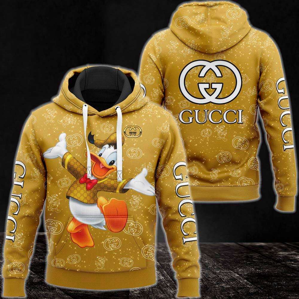 Gucci Gold 3D Hoodie And Pants Limited Edition 069 Gucci Gold 3D Hoodie And Pants Limited Edition 069
