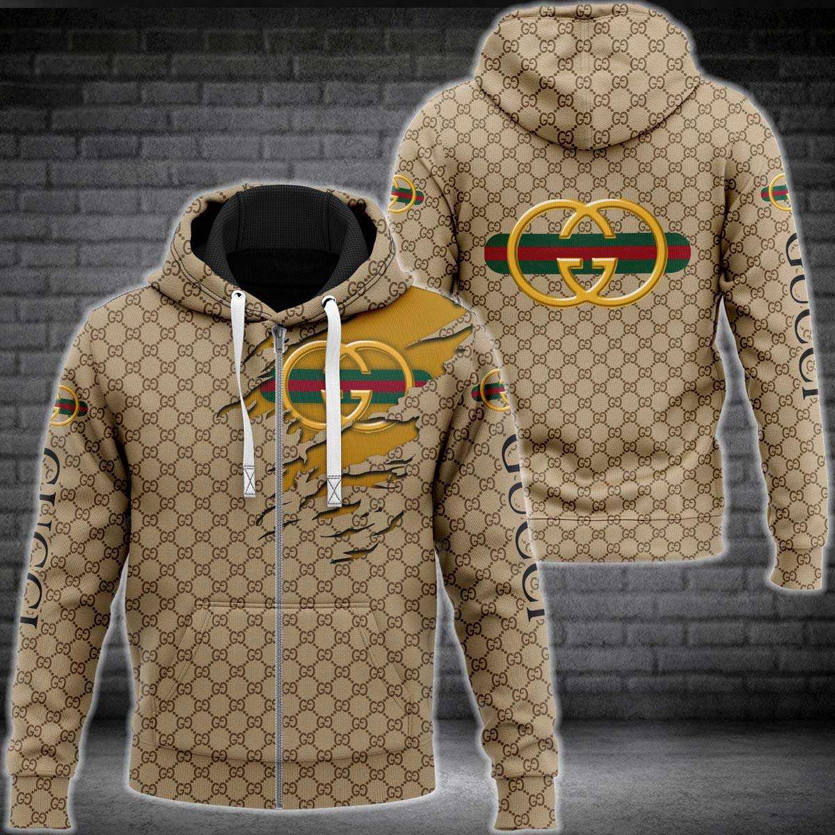 Gucci Full Printing Luxury 3D Hoodie Limited Edition 223 Gucci Full Printing Luxury 3D Hoodie Limited Edition 223