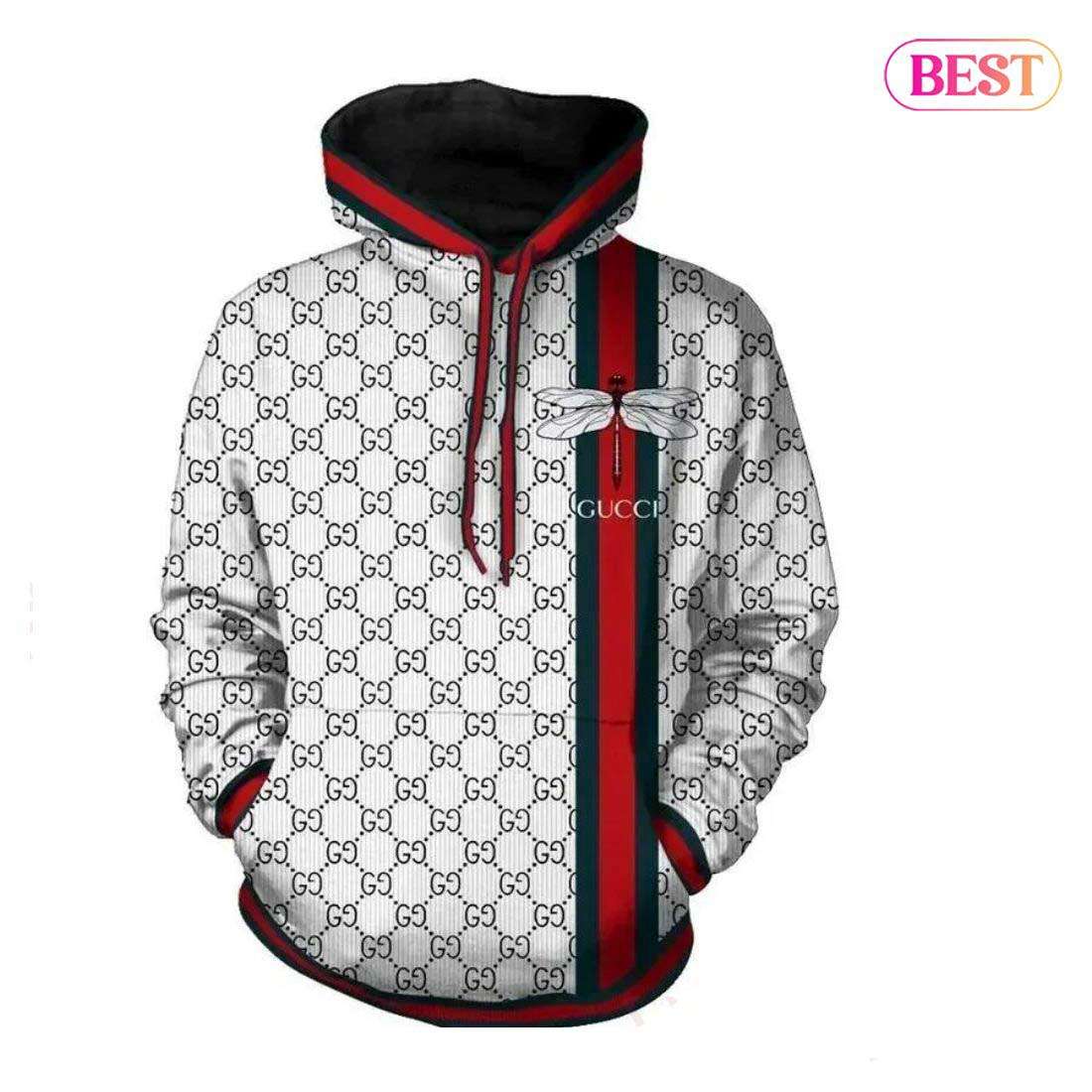Gucci Dragonfly Unisex Hoodie Gucci Logo Hoodie For Men Women 219 Gucci Dragonfly Unisex Hoodie Gucci Logo Hoodie For Men Women 219