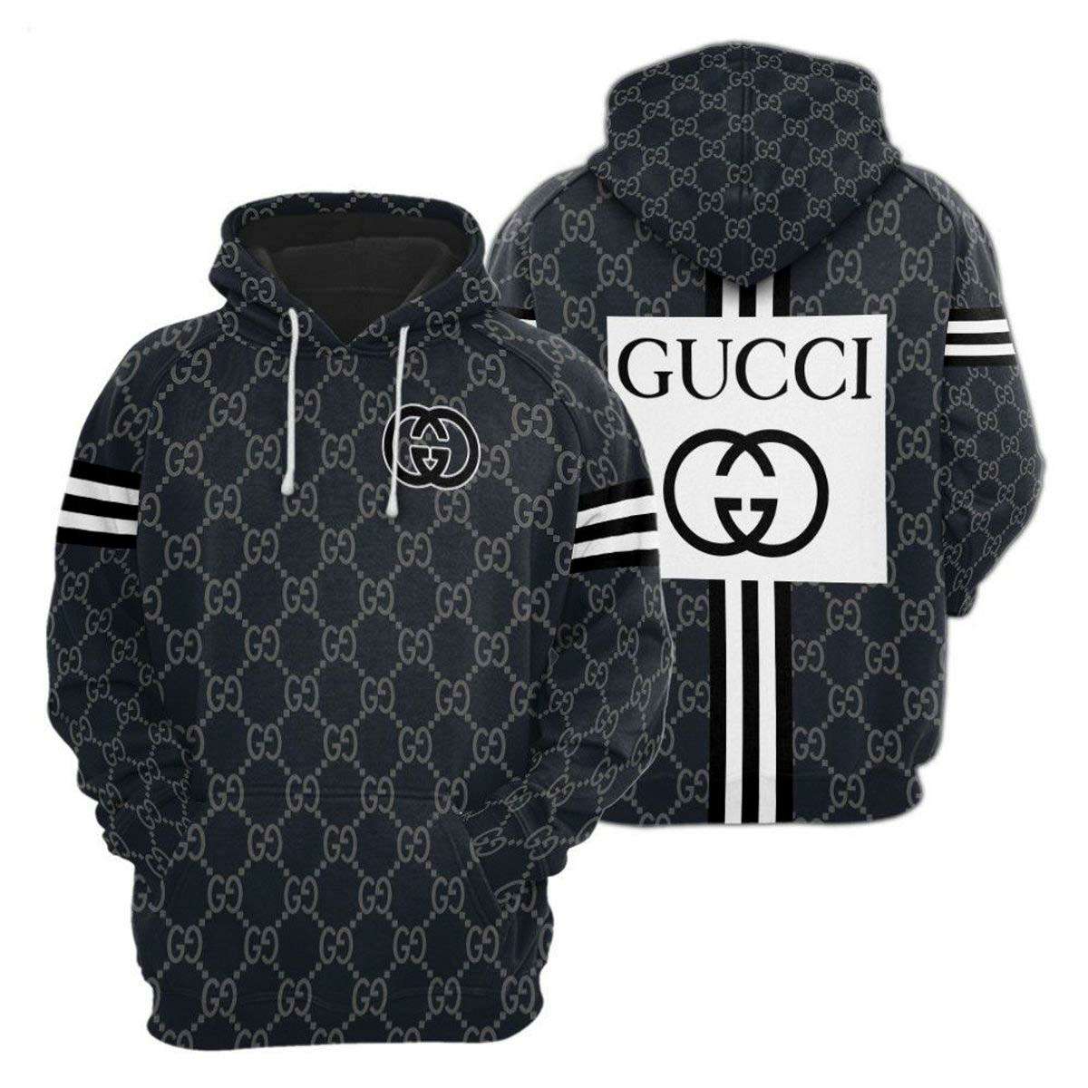 Gucci Black Luxury Brand Hoodie Pants Limited Edition 254 Gucci Black Luxury Brand Hoodie Pants Limited Edition 254