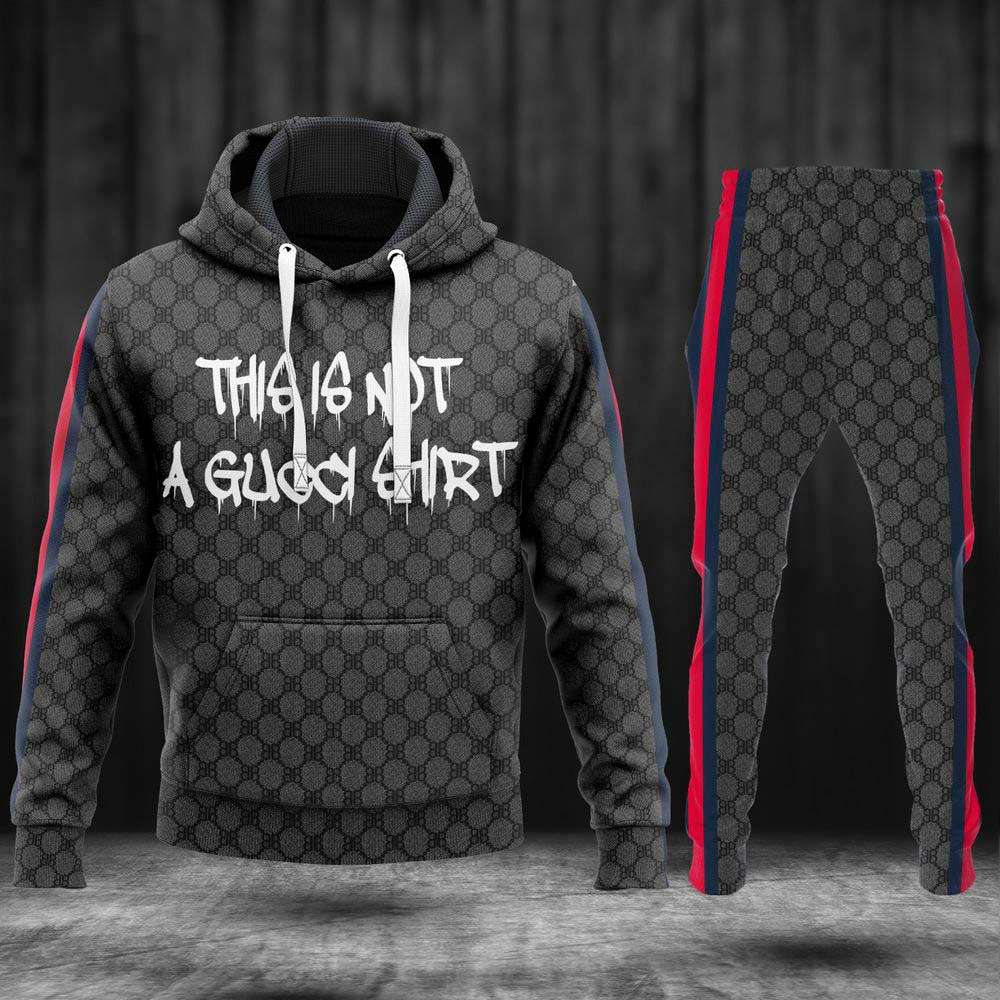 Gucci Black Hoodie And Pants Limited Edition 079 Gucci Black Hoodie And Pants Limited Edition 079
