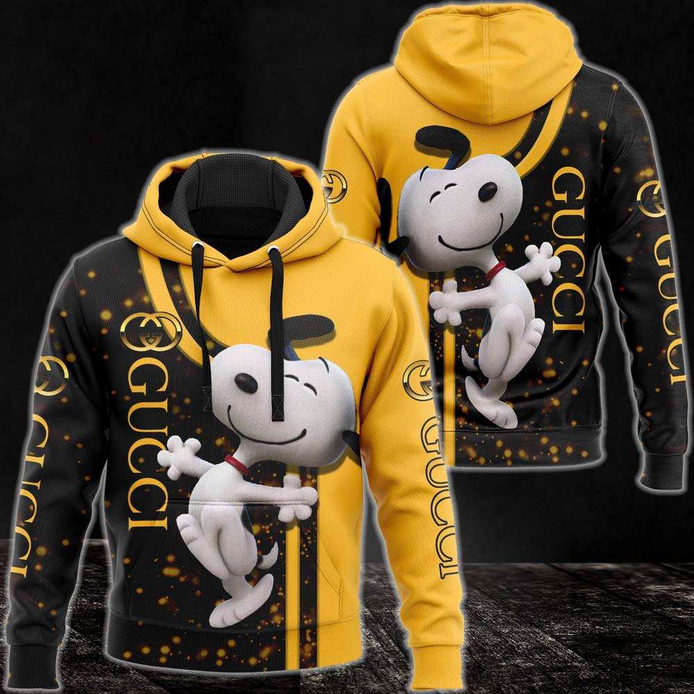 Gucci Black Gold 3D Hoodie And Pants Limited Edition 152 Gucci Black Gold 3D Hoodie And Pants Limited Edition 152