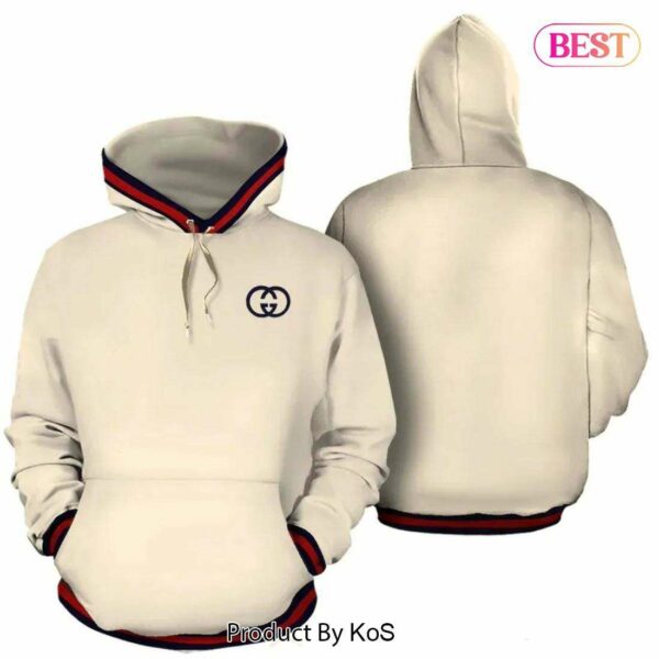 Gucci Beige Unisex Hoodie For Men Women Luxury Brand Clothing Clothes Outfit 291