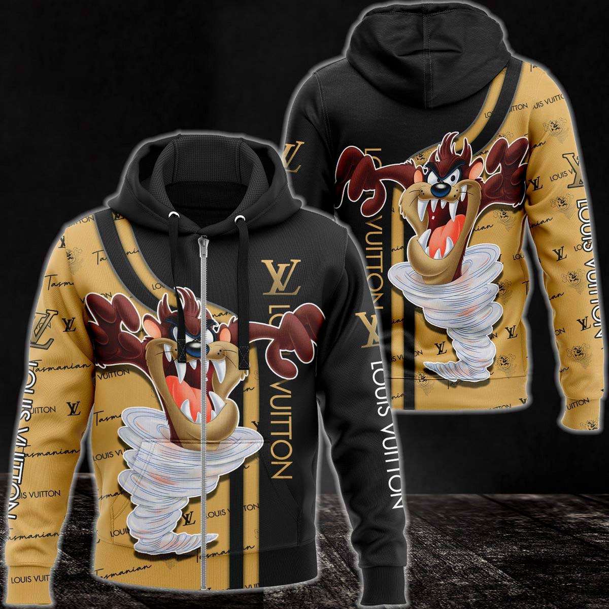 Louis Vuitton Tasmania Luxury 3D Hoodie POD Design 023 Louis Vuitton Tasmania Luxury 3D Hoodie POD Design 023
