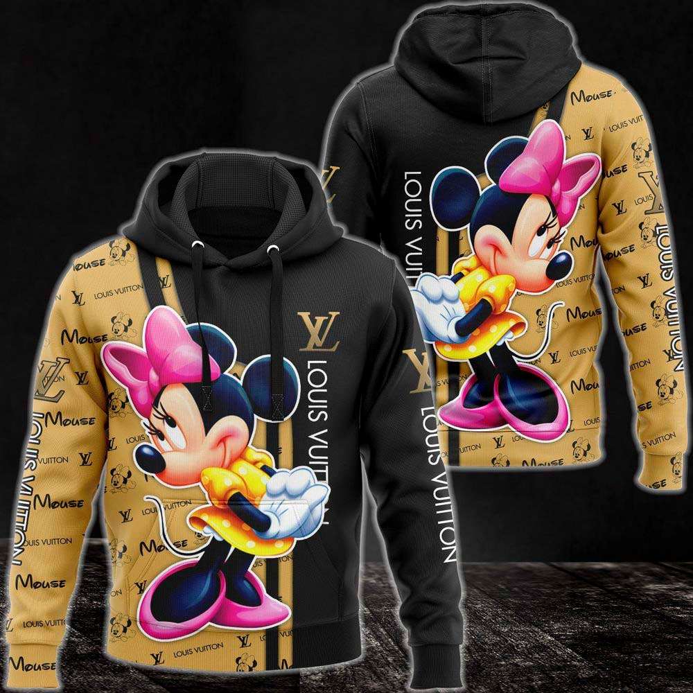 Louis Vuitton Gold Black Luxury Brand 3D Hoodie Pants Limited Edition 086 Louis Vuitton Gold Black Luxury Brand 3D Hoodie Pants Limited Edition 086