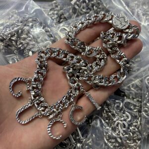New Collection Fashion Gucci Silver Necklace Women 118