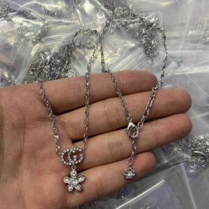 New Collection Fashion Gucci Silver Necklace Women 115