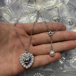 New Collection Fashion Gucci Silver Necklace Women 114