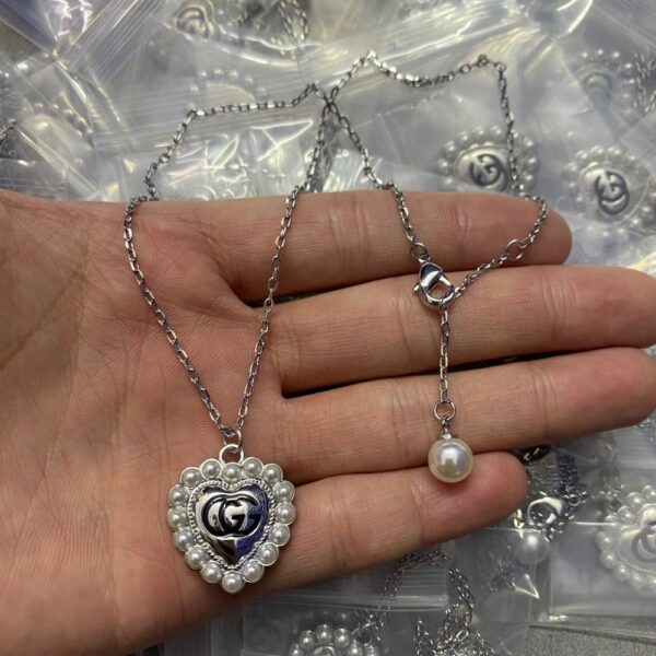 New Collection Fashion Gucci Silver Necklace Women 114