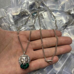 New Collection Fashion Gucci Silver Necklace Women 110