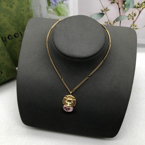 New Collection Fashion Gucci Silver Necklace Women 107