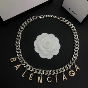 New Collection Fashion Gucci Silver Necklace Women 106