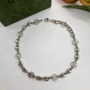 New Collection Fashion Gucci Silver Necklace Women 102