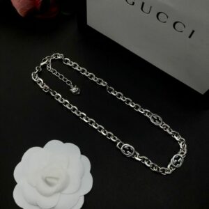 New Collection Fashion Gucci Silver Necklace Women 099