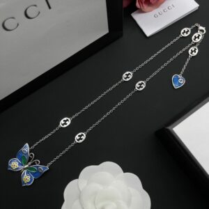 New Collection Fashion Gucci Silver Necklace Women 087