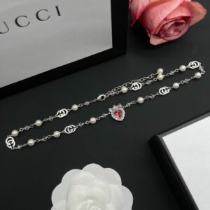 New Collection Fashion Gucci Silver Necklace Women 086