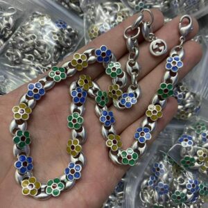 New Collection Fashion Gucci Silver Necklace Women 080