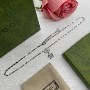 New Collection Fashion Gucci Silver Necklace Women 079