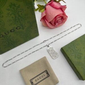 New Collection Fashion Gucci Silver Necklace Women 076
