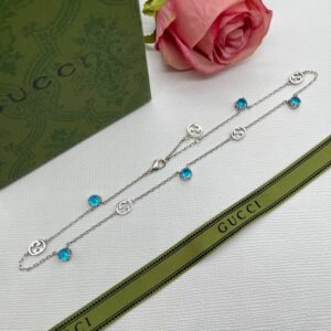 New Collection Fashion Gucci Silver Necklace Women 075