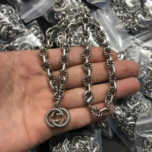 New Collection Fashion Gucci Silver Necklace Women 067