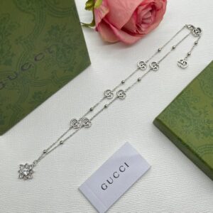 New Collection Fashion Gucci Silver Necklace Women 065