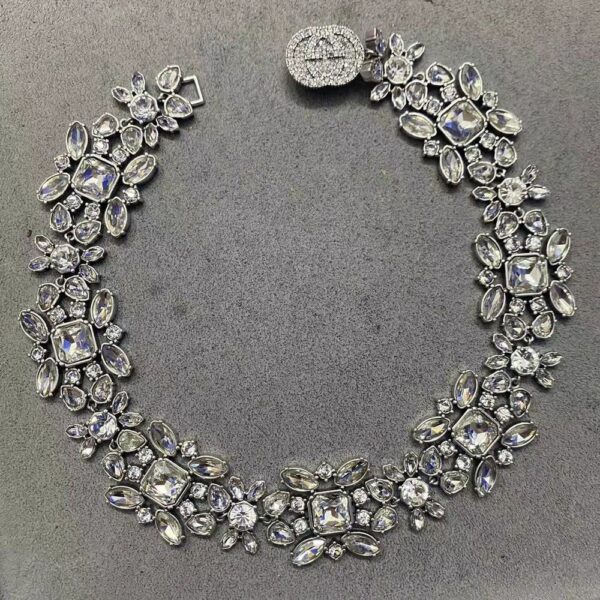 New Collection Fashion Gucci Silver Necklace Women 051