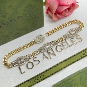 New Collection Fashion Gucci Silver Necklace Women 050