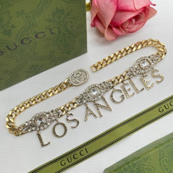 New Collection Fashion Gucci Silver Necklace Women 050