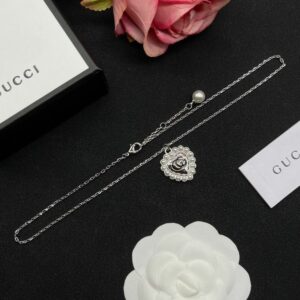 New Collection Fashion Gucci Silver Necklace Women 045