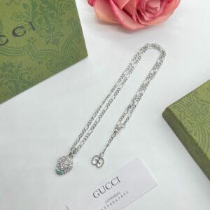 New Collection Fashion Gucci Silver Necklace Women 041