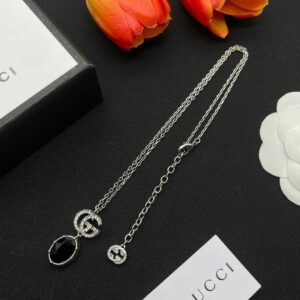 New Collection Fashion Gucci Silver Necklace Women 036