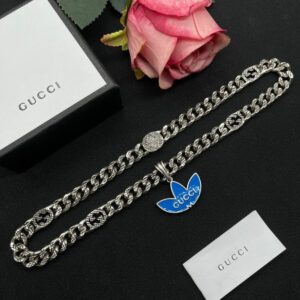 New Collection Fashion Gucci Silver Necklace Women 035