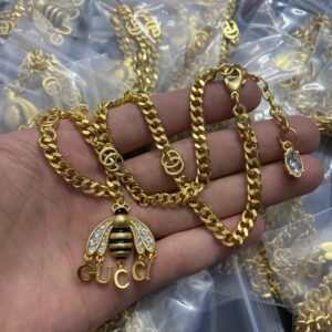 New Collection Fashion Gucci Gold Necklace Women 121
