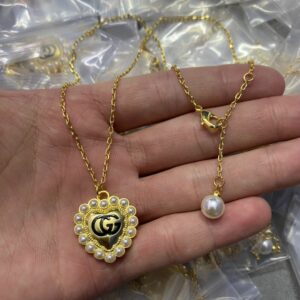 New Collection Fashion Gucci Gold Necklace Women 116