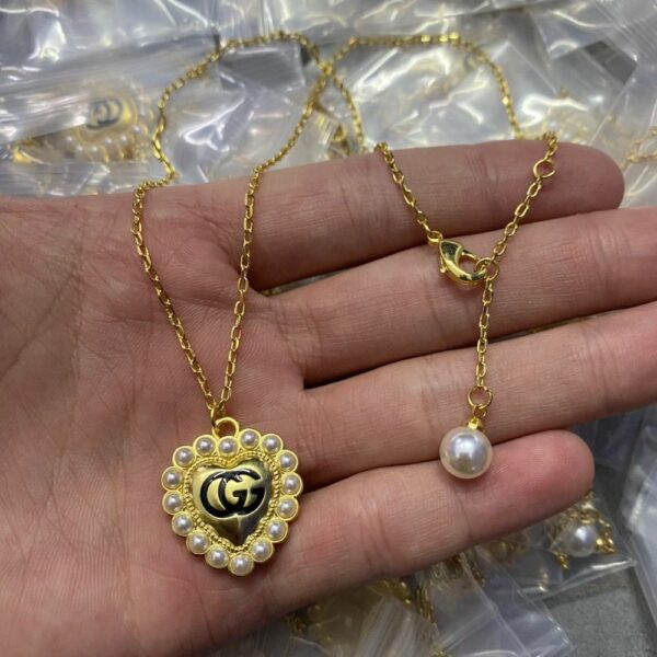 New Collection Fashion Gucci Gold Necklace Women 116