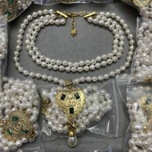 New Collection Fashion Gucci Gold Necklace Women 115