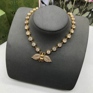 New Collection Fashion Gucci Gold Necklace Women 113