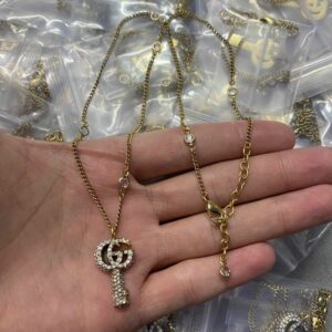 New Collection Fashion Gucci Gold Necklace Women 111