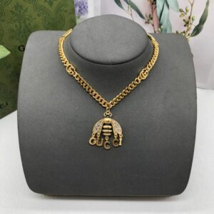 New Collection Fashion Gucci Gold Necklace Women 109