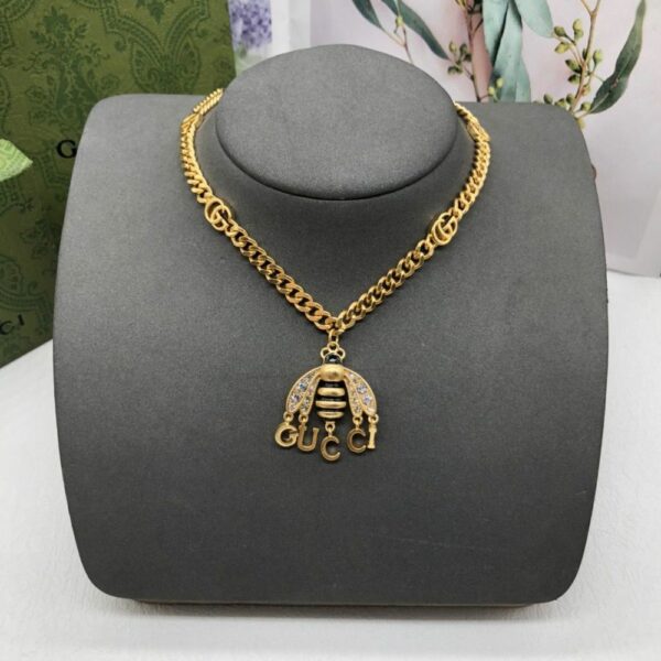 New Collection Fashion Gucci Gold Necklace Women 109
