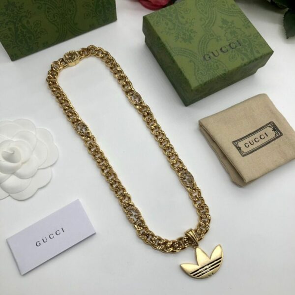 New Collection Fashion Gucci Gold Necklace Women 100