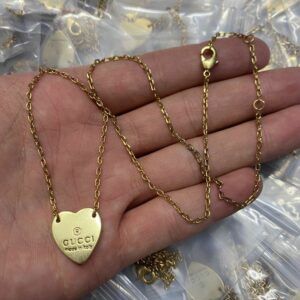 New Collection Fashion Gucci Gold Necklace Women 095