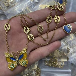 New Collection Fashion Gucci Gold Necklace Women 089