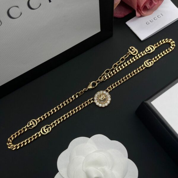 New Collection Fashion Gucci Gold Necklace Women 087
