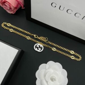 New Collection Fashion Gucci Gold Necklace Women 084