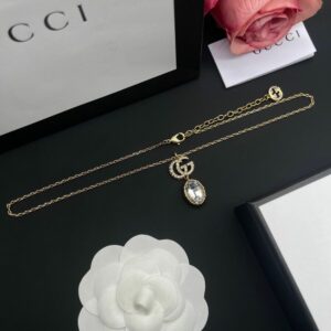 New Collection Fashion Gucci Gold Necklace Women 081
